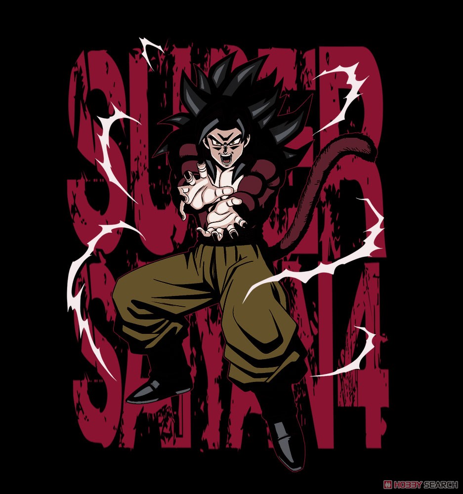 超サイヤ人4 孫悟空 Tシャツ/BLACK-M 3