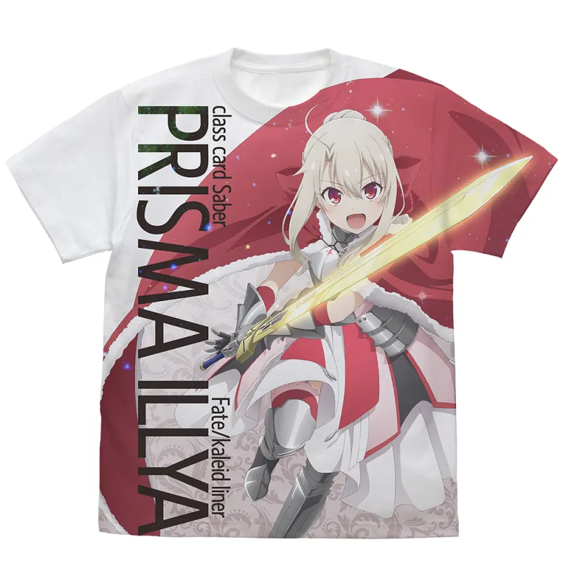 描き下ろし イリヤ夢幻召喚:セイバーフルグラフィックTシャツ/WHITE-S