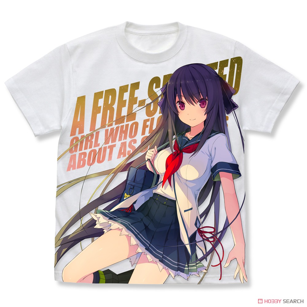 鳶沢みさき フルグラフィックTシャツ/WHITE-M 2