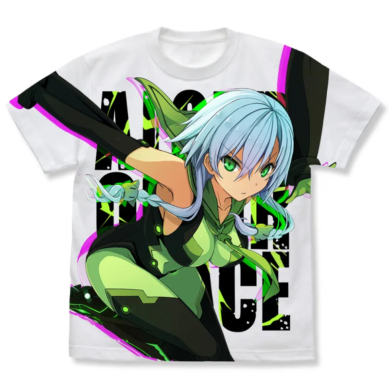 乾沙希 フルグラフィックTシャツ/WHITE-L