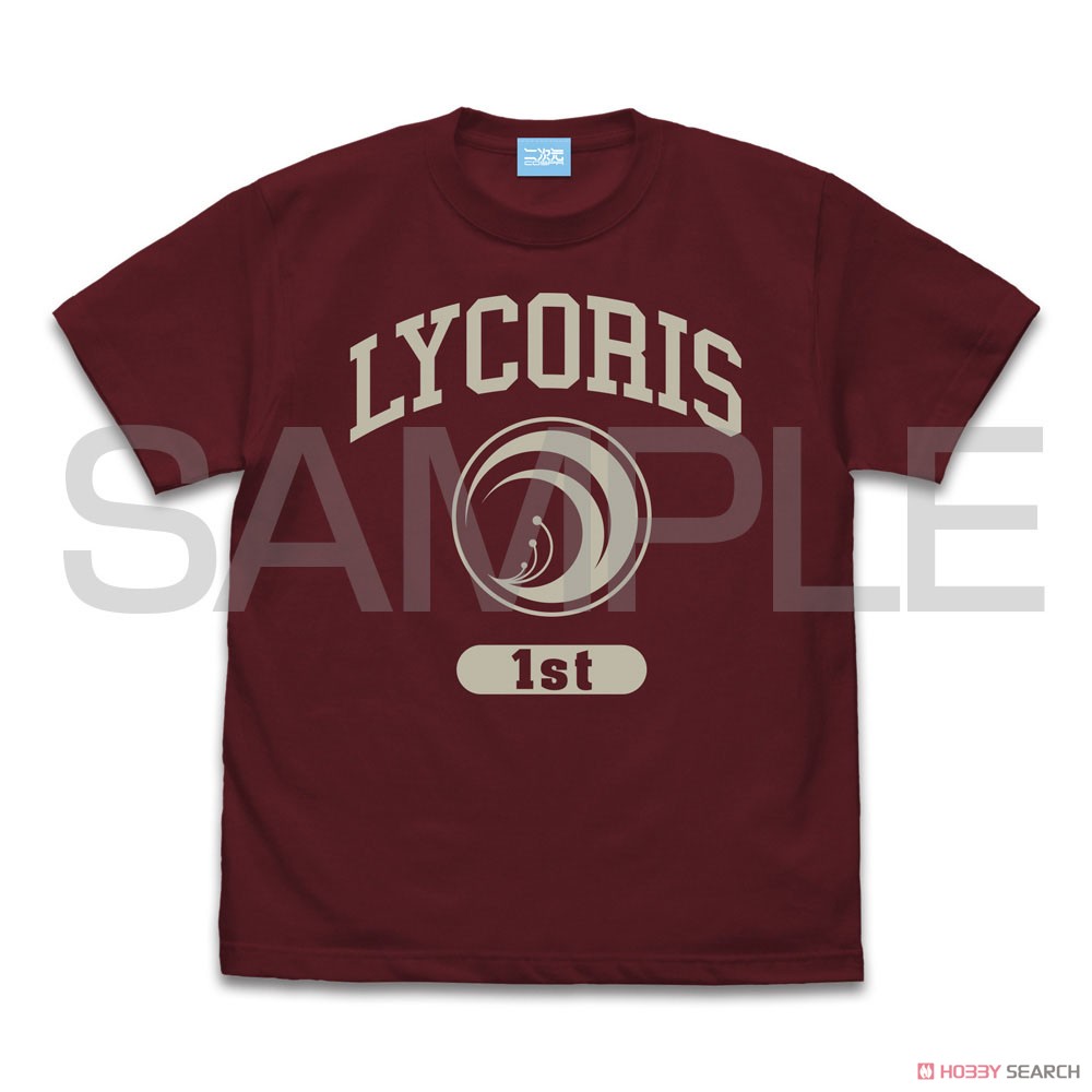 リコリス ファースト カレッジTシャツ/BURGUNDY-S 2