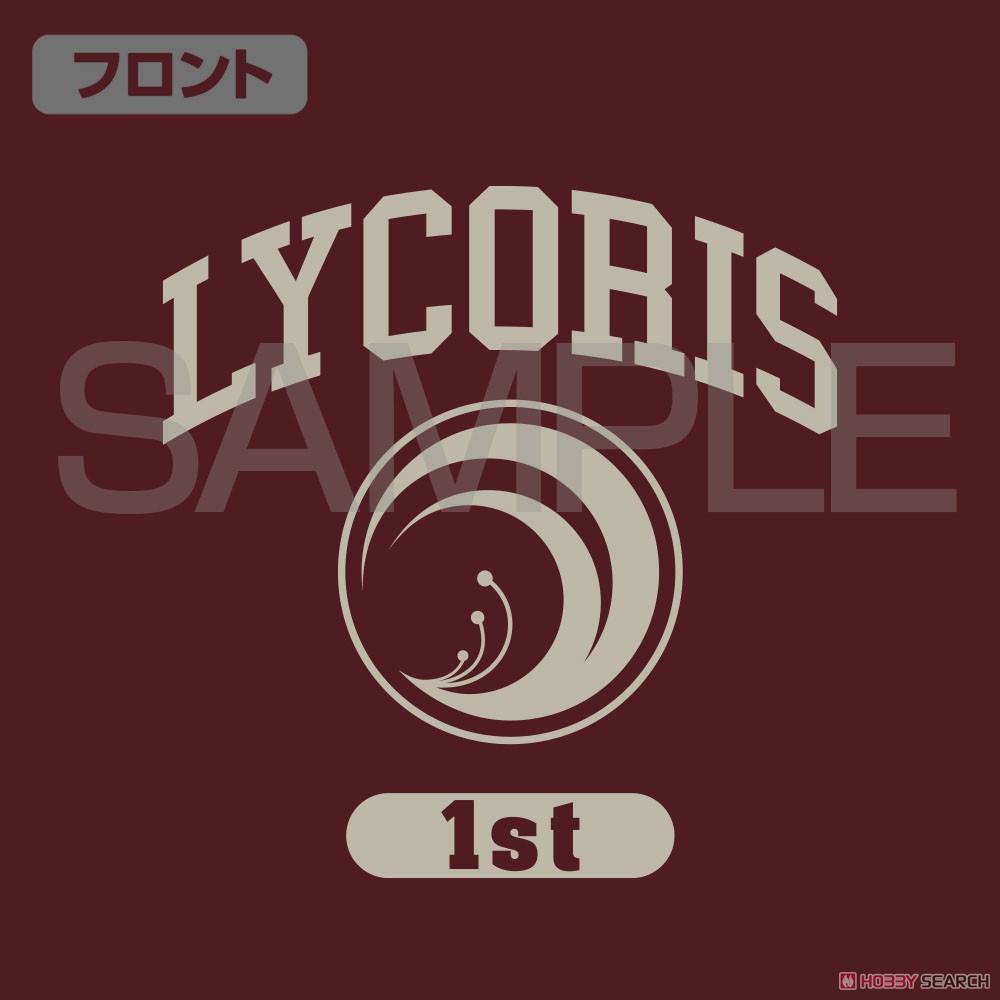 リコリス ファースト カレッジTシャツ/BURGUNDY-M 3