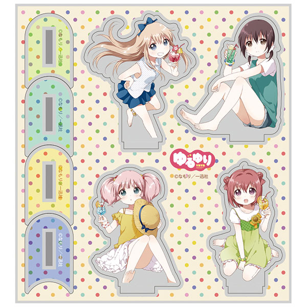あかり・京子・結衣・ちなつ ごらく部集合 アクリルスタンド 5