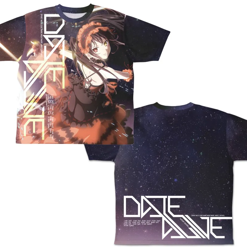 デート・ア・ライブIV 時崎狂三 両面フルグラフィックTシャツ/XL