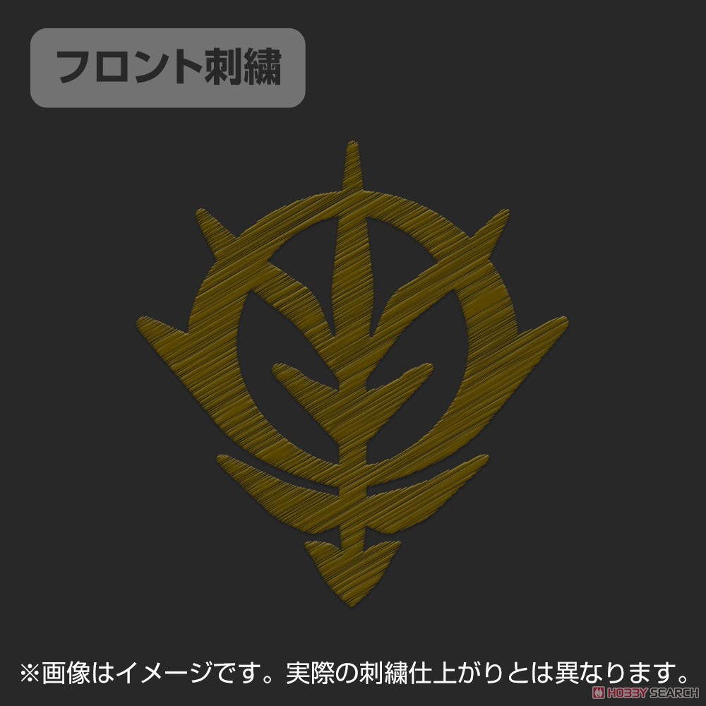 ジオン地球方面軍 刺繍ポロシャツ/BLACK-XL 4