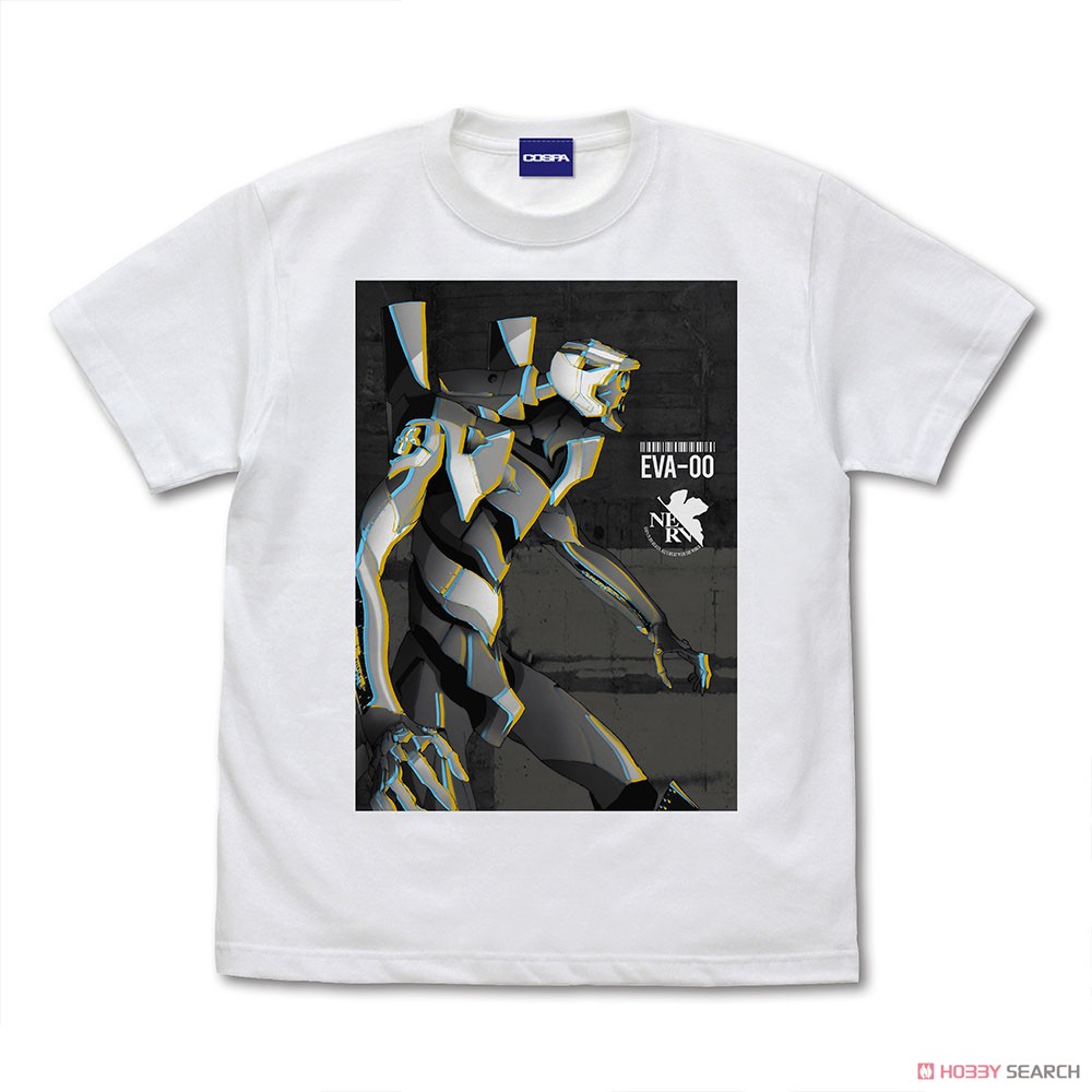 エヴァ零号機 エフェクトビジュアルTシャツ/WHITE-XL 2