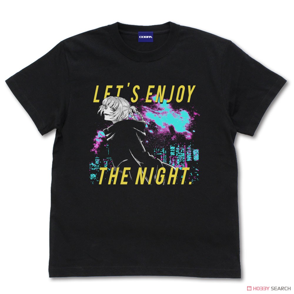 ネオンシティとナズナ Tシャツ/BLACK-XL 2