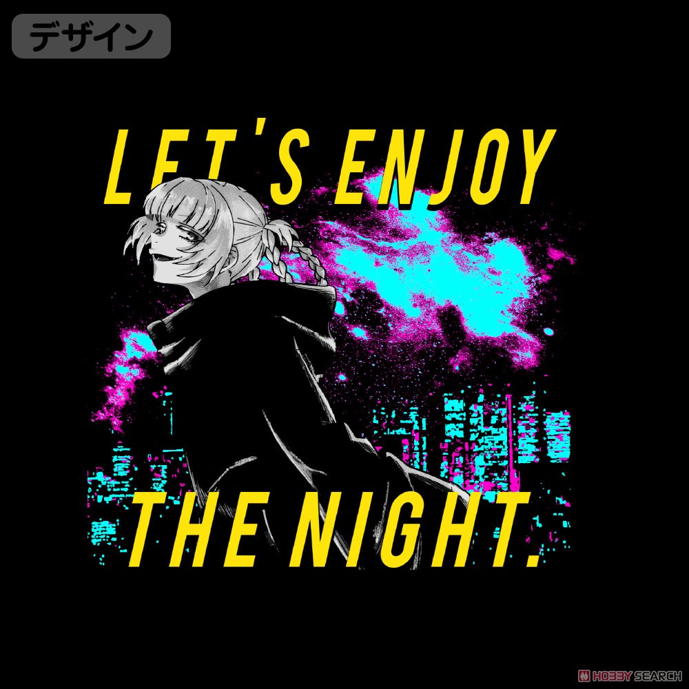 ネオンシティとナズナ Tシャツ/BLACK-XL 3