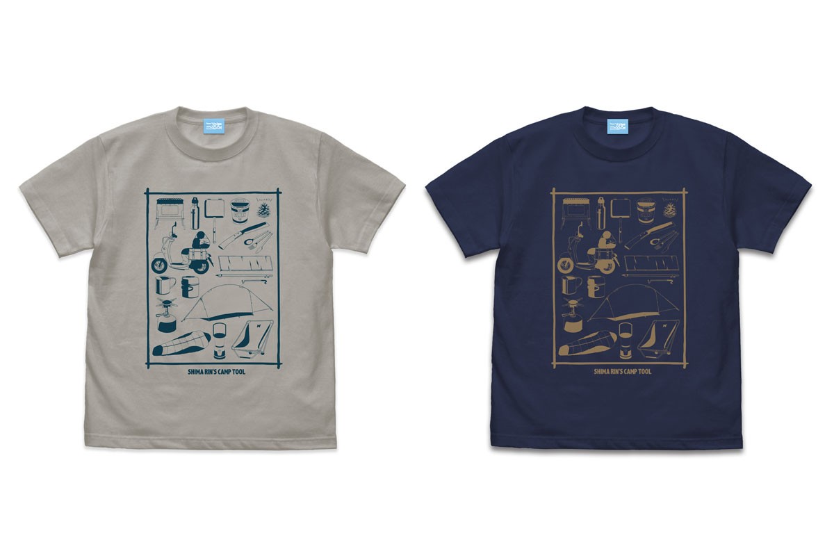 志摩リン キャンプツール Tシャツ/LIGHT GRAY-XL 4
