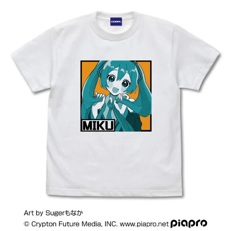 初音ミク Tシャツ Sugerもなか Ver./WHITE-S