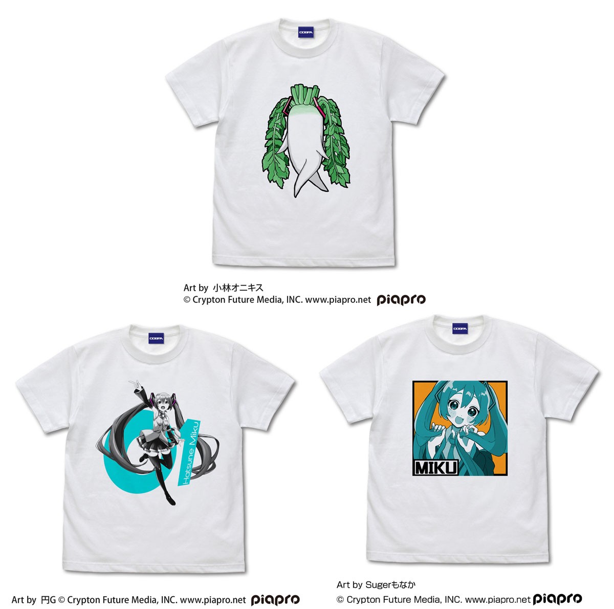 初音ミク Tシャツ Sugerもなか Ver./WHITE-M 4