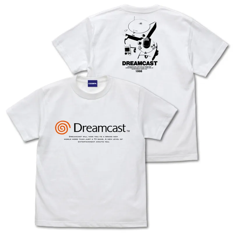 ドリームキャスト ハード Tシャツ/WHITE-S