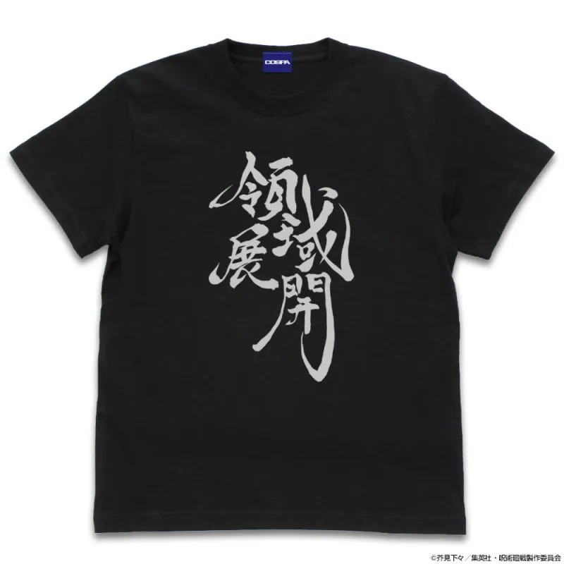 領域展開 Tシャツ/BLACK-S