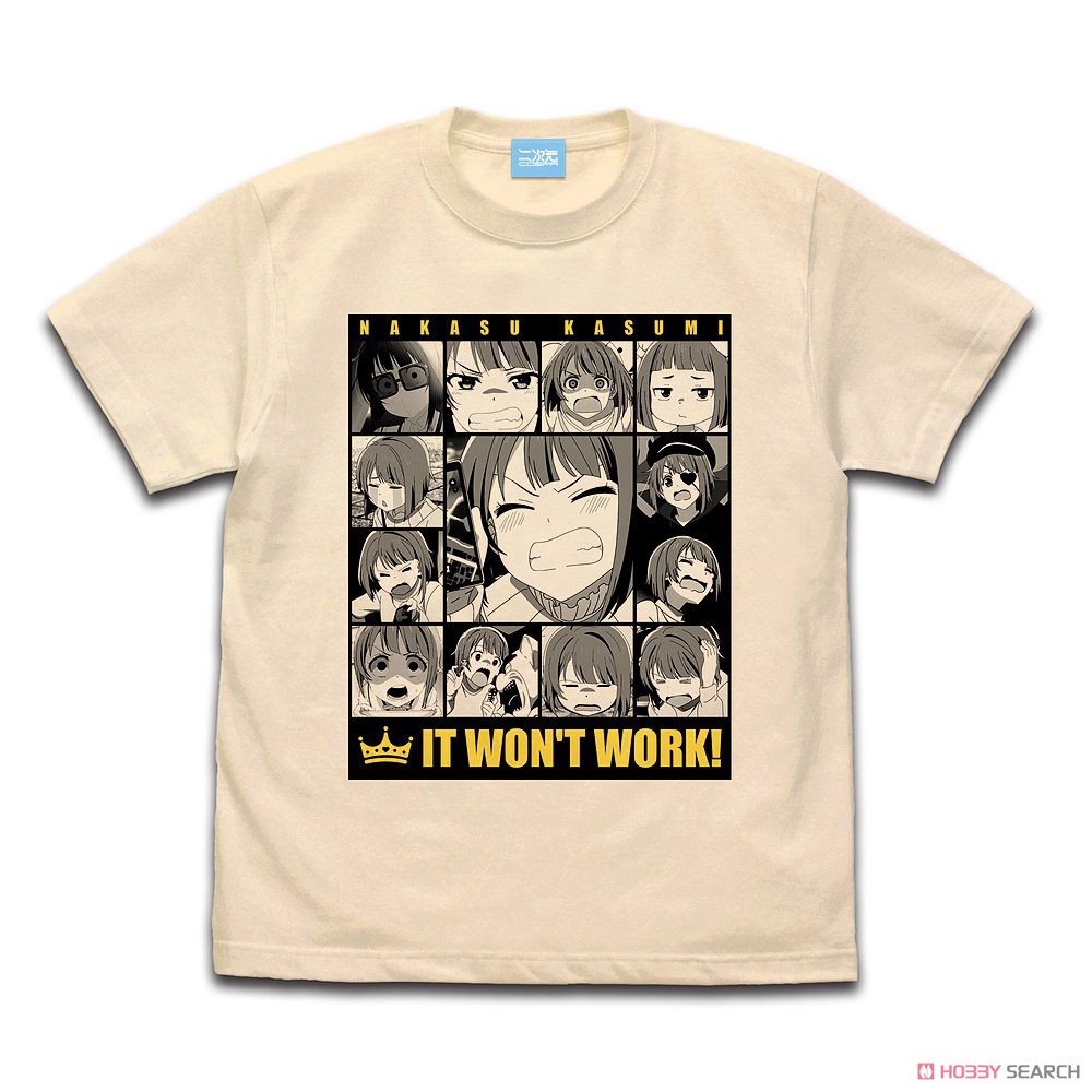 中須 かすみ エモーショナルTシャツ/NATURAL-S 2