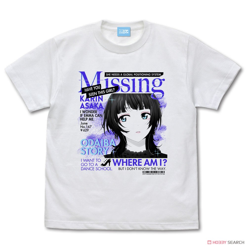 朝香 果林 エモーショナルTシャツ/WHITE-L 2