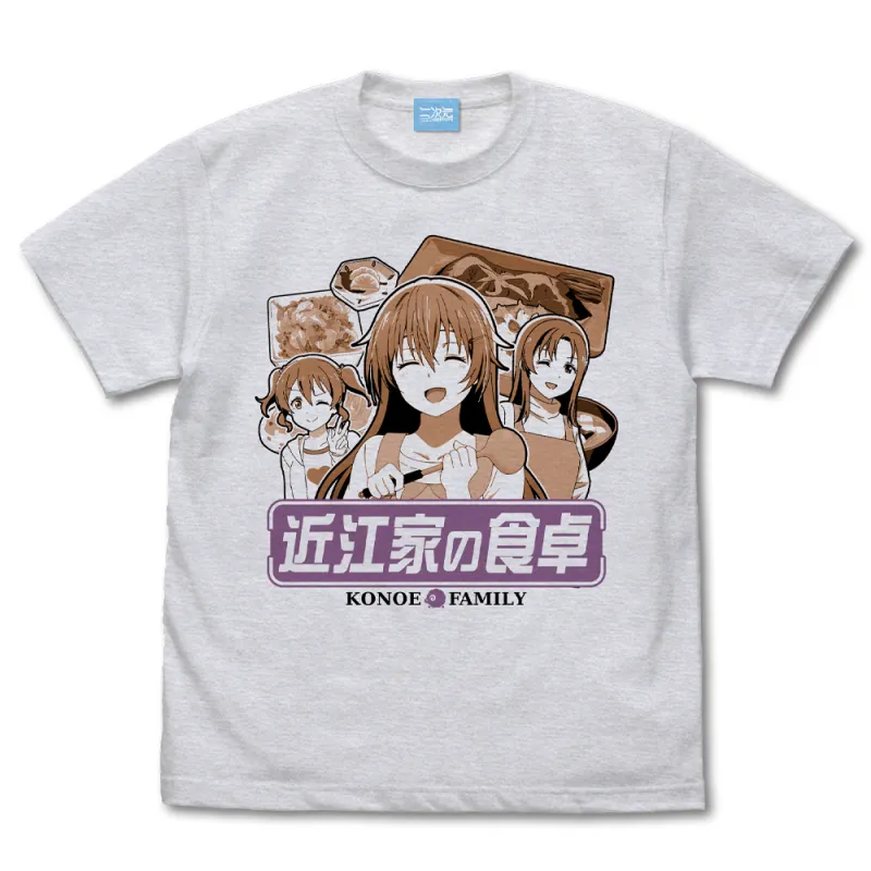 近江 彼方 エモーショナルTシャツ/ASH-S