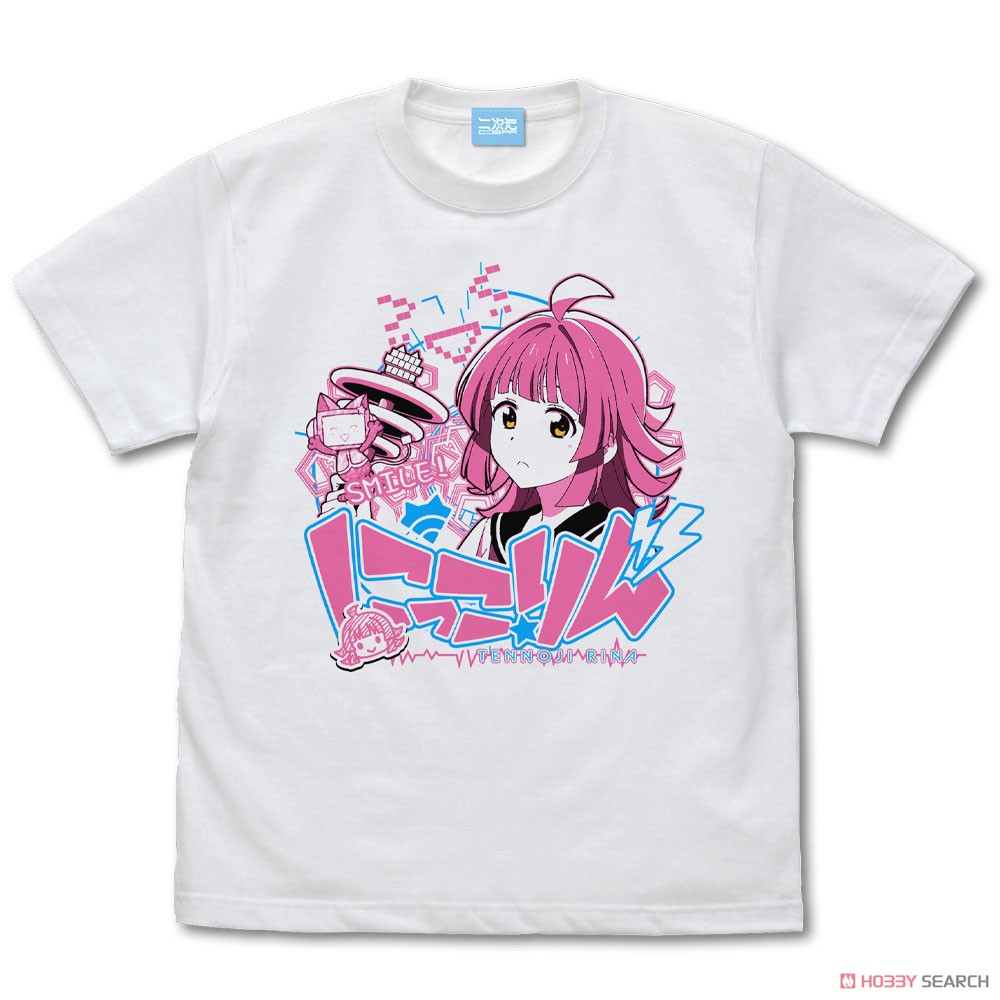 天王寺 璃奈 エモーショナルTシャツ/WHITE-S 2