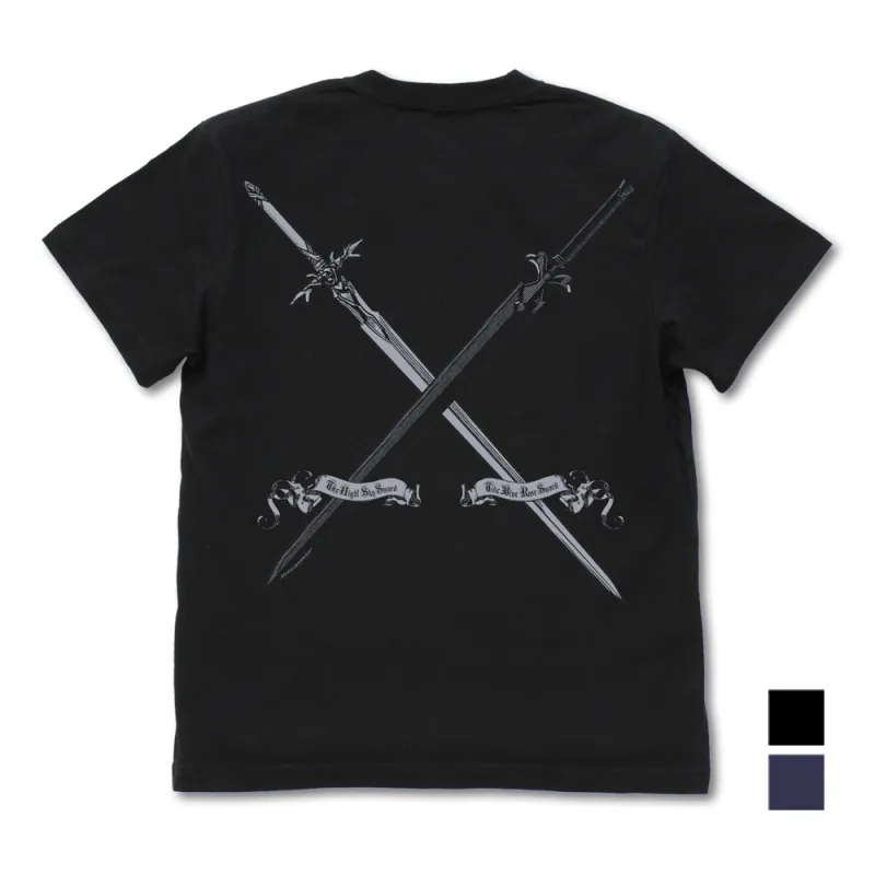 黒の剣士キリト Tシャツ UWVer./BLACK-XL