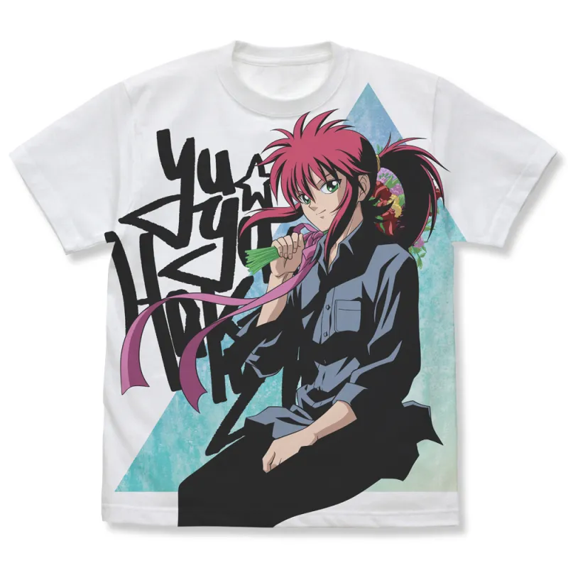 描き下ろし 蔵馬 フルグラフィックTシャツ 花束Ver./WHITE-S
