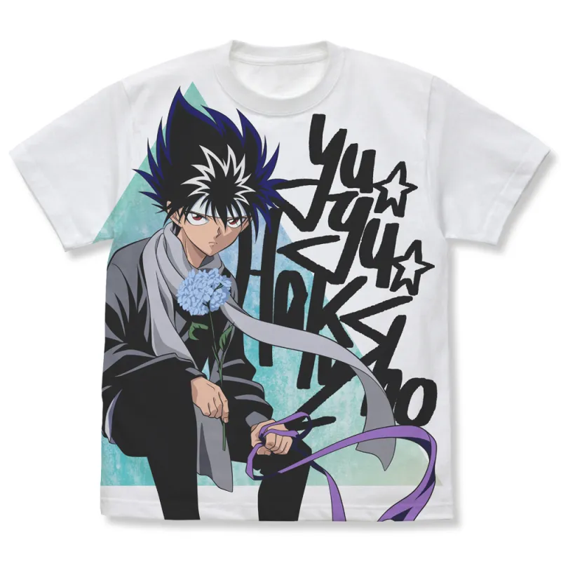 描き下ろし 飛影 フルグラフィックTシャツ 花束Ver./WHITE-M