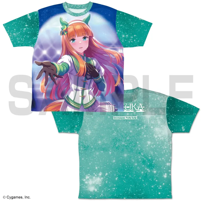 サイレンススズカ 両面フルグラフィックTシャツ/XL