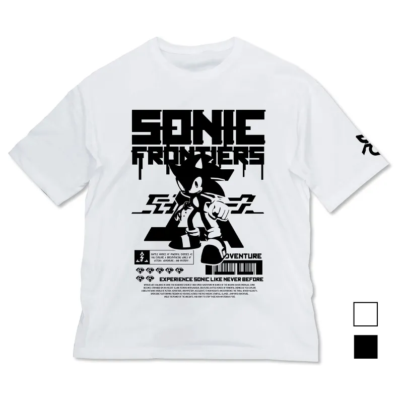 ソニックフロンティア ビッグシルエットTシャツ/WHITE-XL
