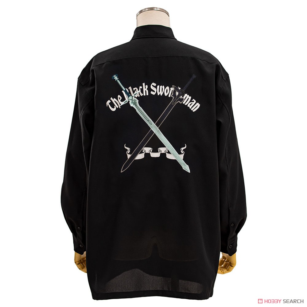 黒の剣士 刺繍シャツ/BLACK-XL 2