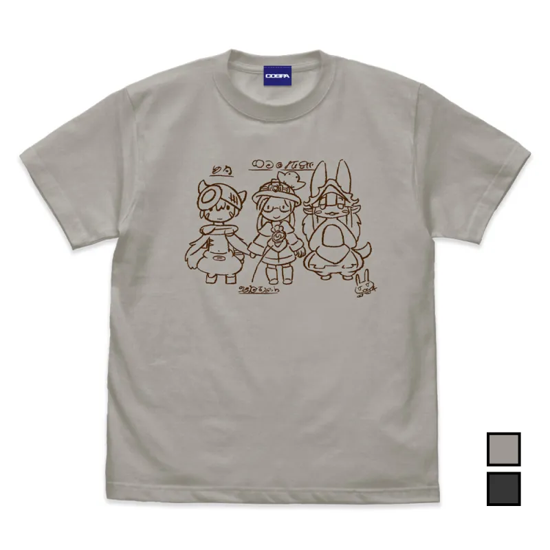 リコさん隊 Tシャツ/LIGHT GRAY-XL