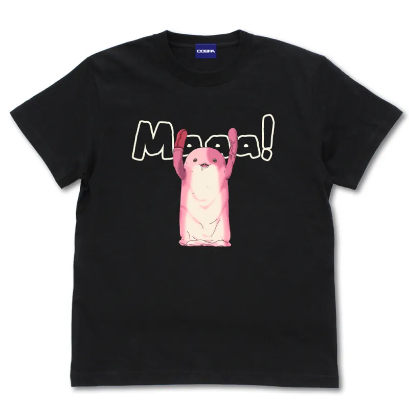 マアアさん Tシャツ/BLACK-M