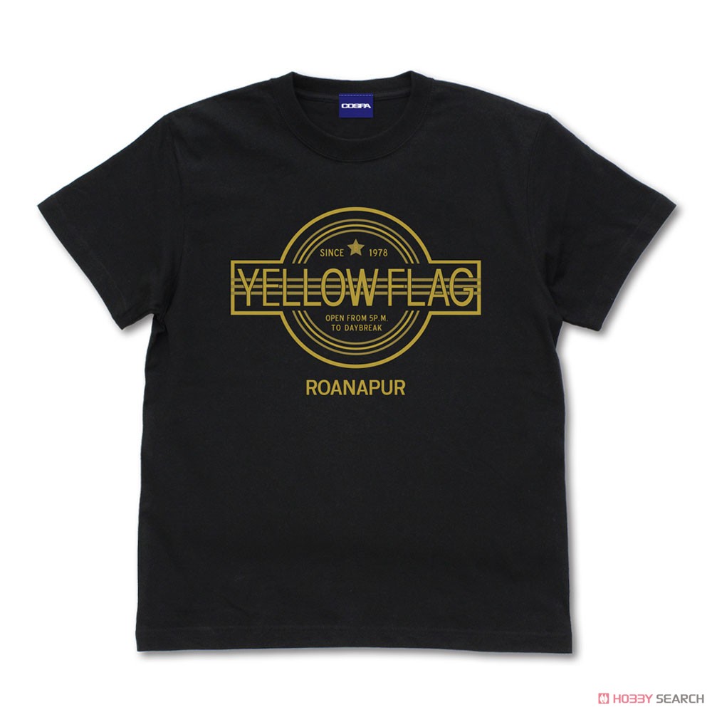 イエローフラッグ Tシャツ/BLACK-L 2