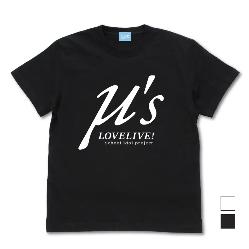 μ's Tシャツ/BLACK-M