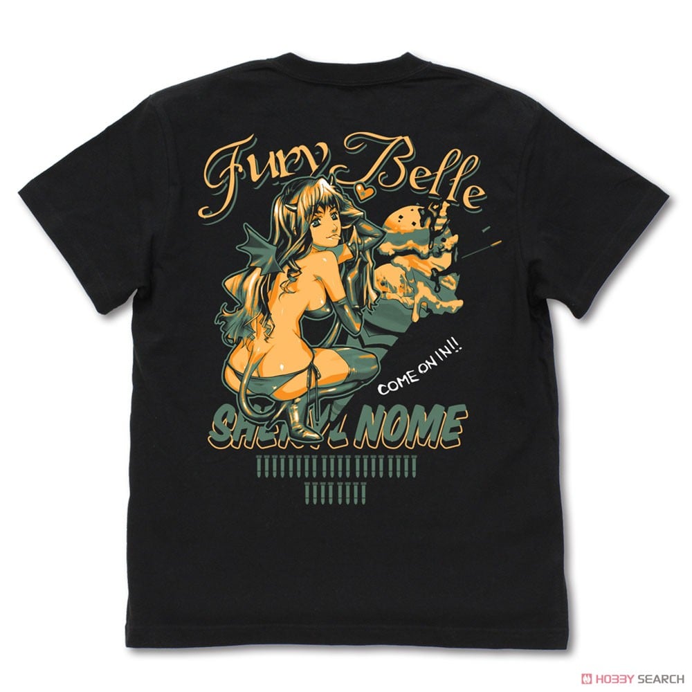 ノーズアートシェリル Tシャツ/BLACK-XL 4