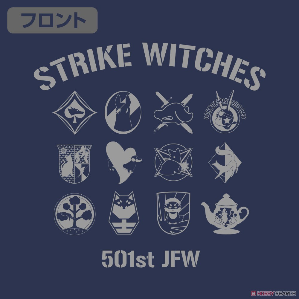 ストライクウィッチーズ パーソナルマーク Tシャツ/INDIGO-XL 3