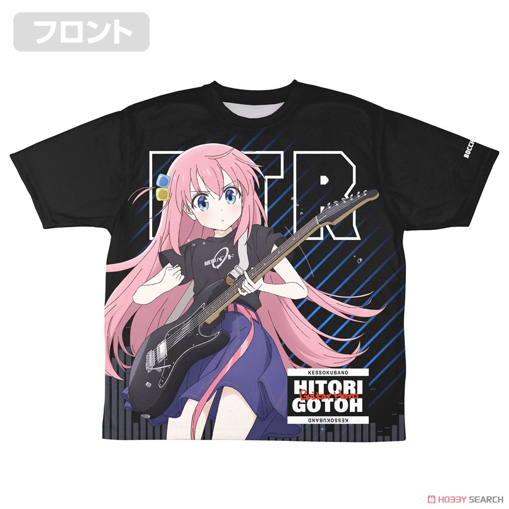 描き下ろし 後藤ひとり 両面フルグラフィックTシャツ/S 3