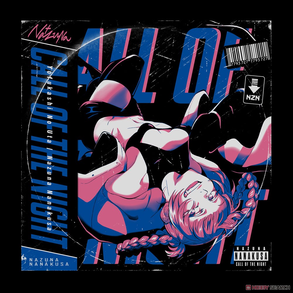 ナズナ レコードジャケット ビッグシルエットTシャツ/BLACK-XL 3