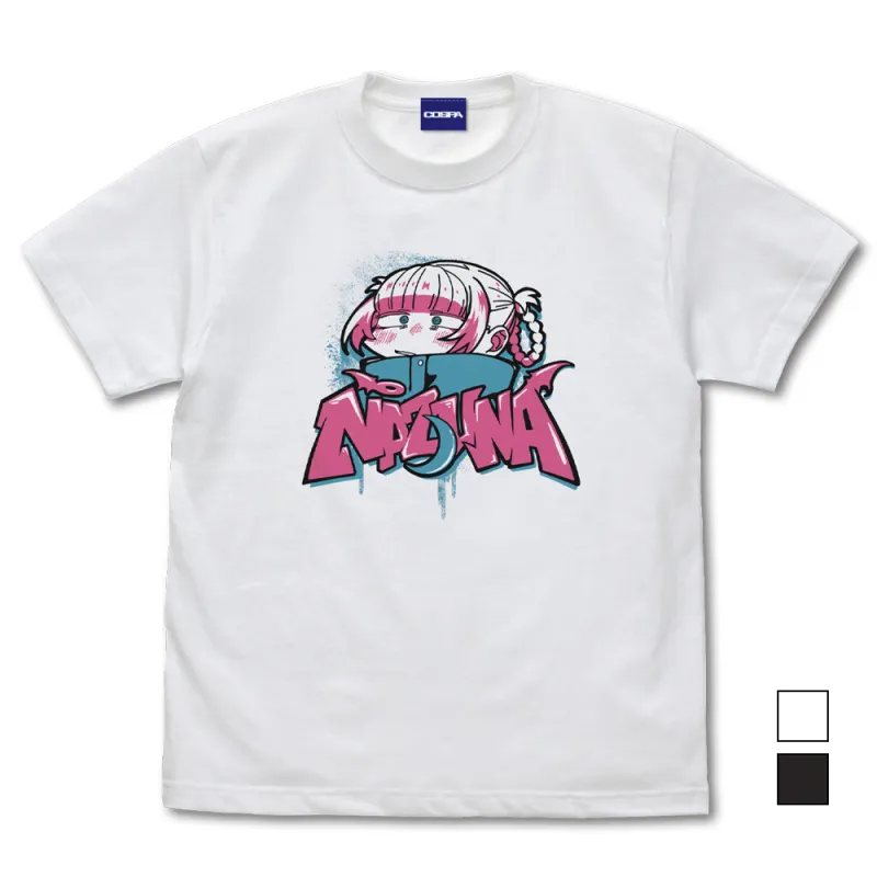 ナズナ ペイントアート Tシャツ/WHITE-M