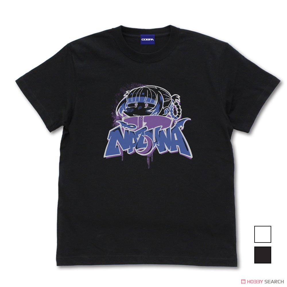 ナズナ ペイントアート Tシャツ/BLACK-M 2
