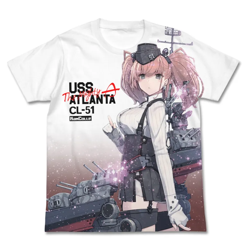 アトランタ フルグラフィックTシャツ/WHITE-M