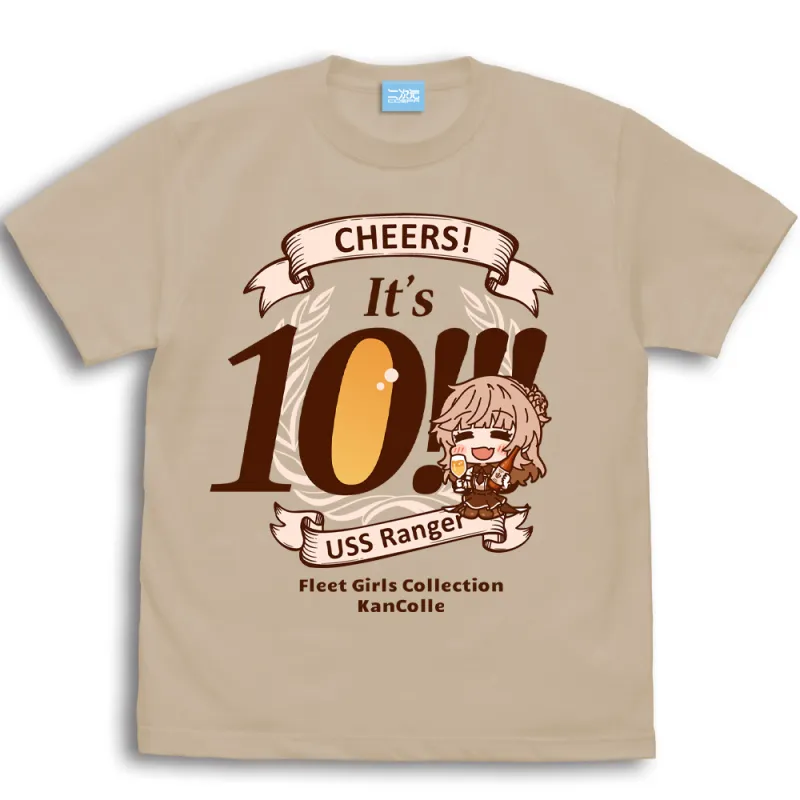 レンジャー It's 10!!! Tシャツ/LIGHT BEIGE-M