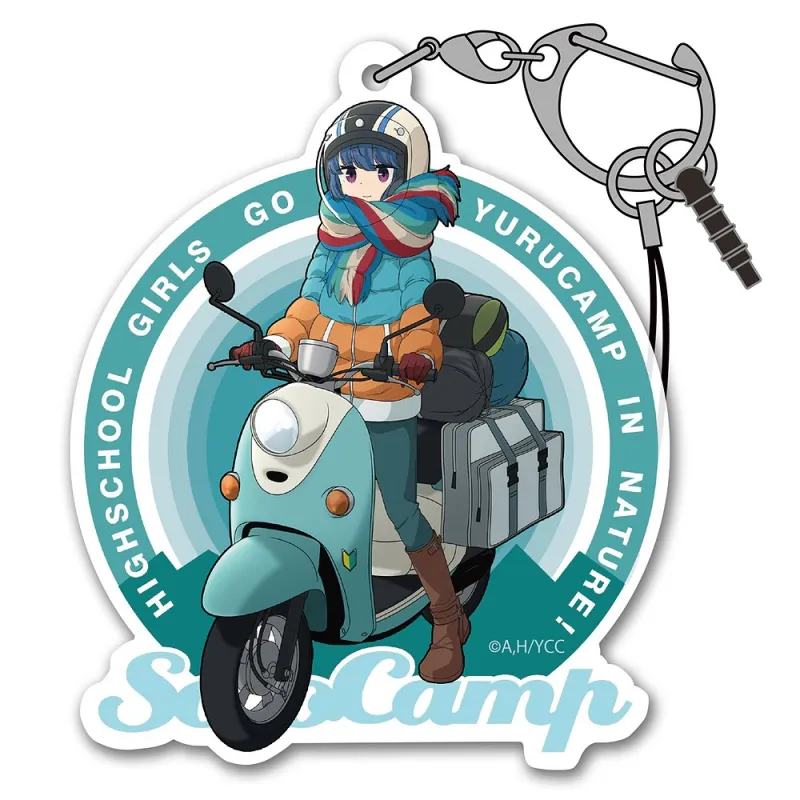 志摩リンとスクーター アクリルマルチキーホルダー