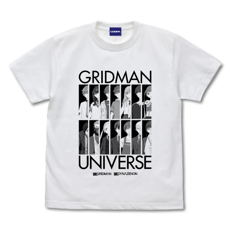 グリッドマン ユニバース キャラクター Tシャツ/WHITE-L