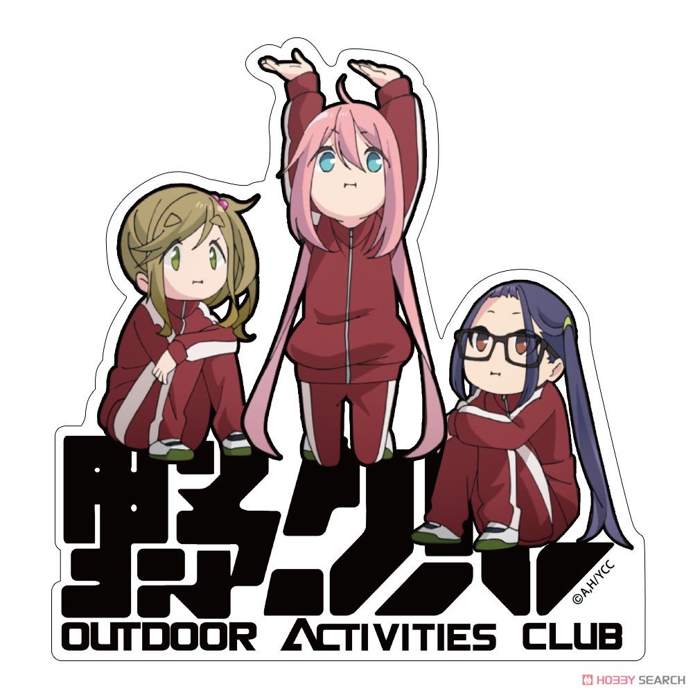 野クル 屋外対応ステッカー 3