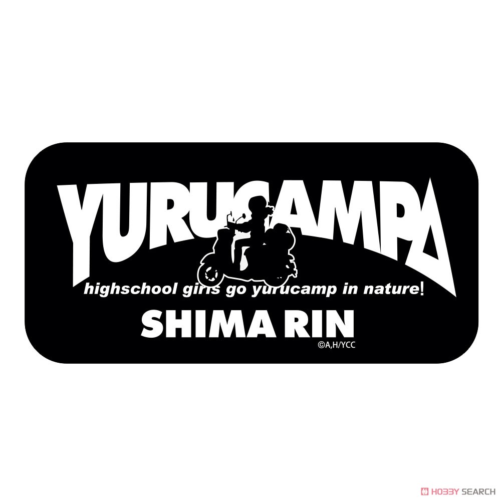 シルエット志摩リン 屋外対応ステッカー 3