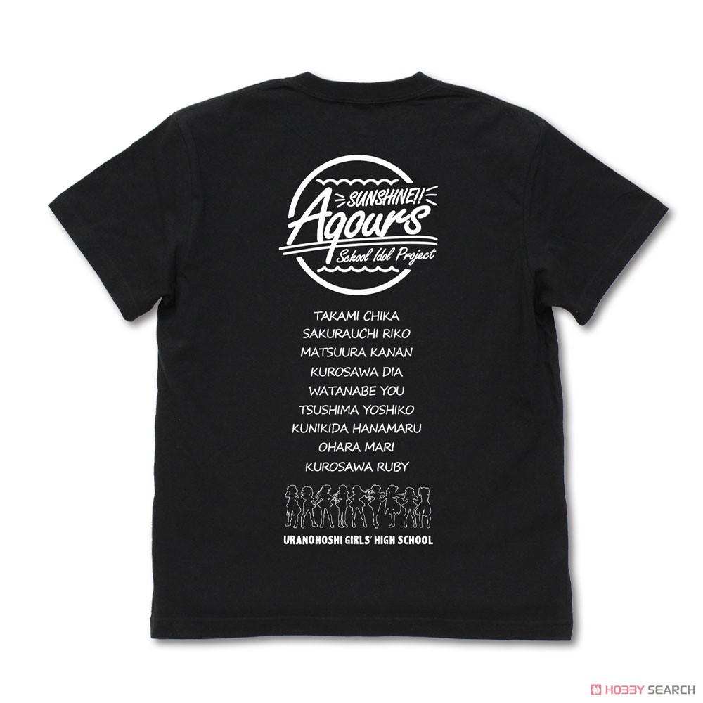 Aqours Tシャツ/BLACK-M 3