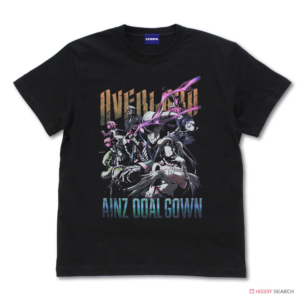 オーバーロード フルカラーTシャツ/BLACK-XL 2