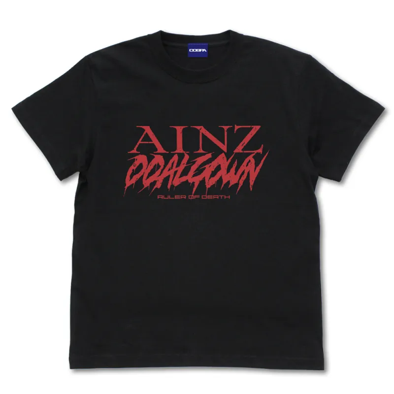 死の支配者 アインズ Tシャツ/BLACK-S