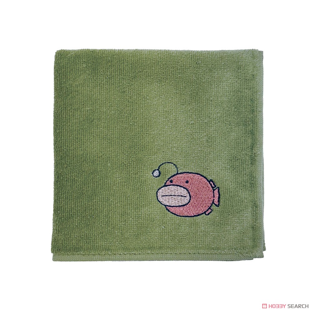 あんこうチーム 刺繍ハンドタオル/SAGE GREEN 2