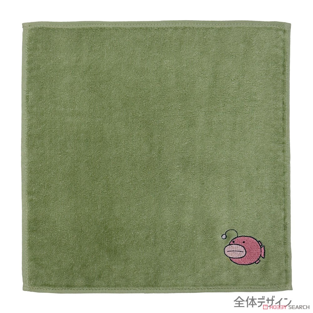 あんこうチーム 刺繍ハンドタオル/SAGE GREEN 3