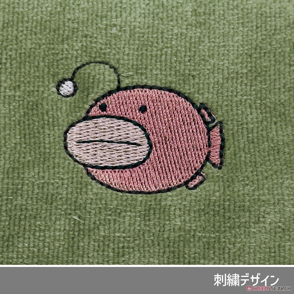 あんこうチーム 刺繍ハンドタオル/SAGE GREEN 4