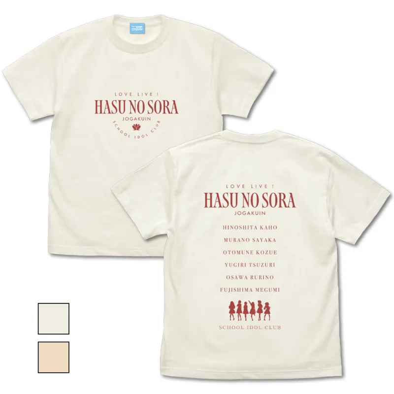 蓮ノ空女学院 Tシャツ/VANILLA WHITE-S